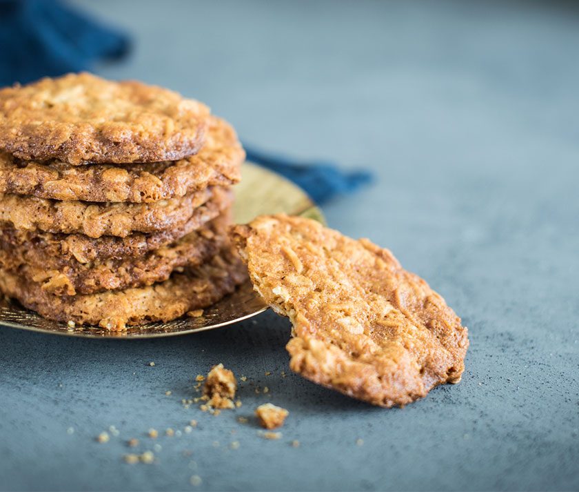 Maple Syrup ANZAC Biscuits Recipe