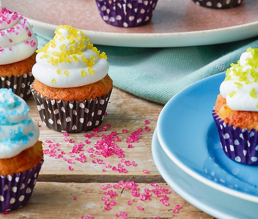 mini pina colada cupcakes
