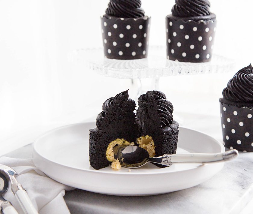 Black Velvet Cheesecake Cupcakes