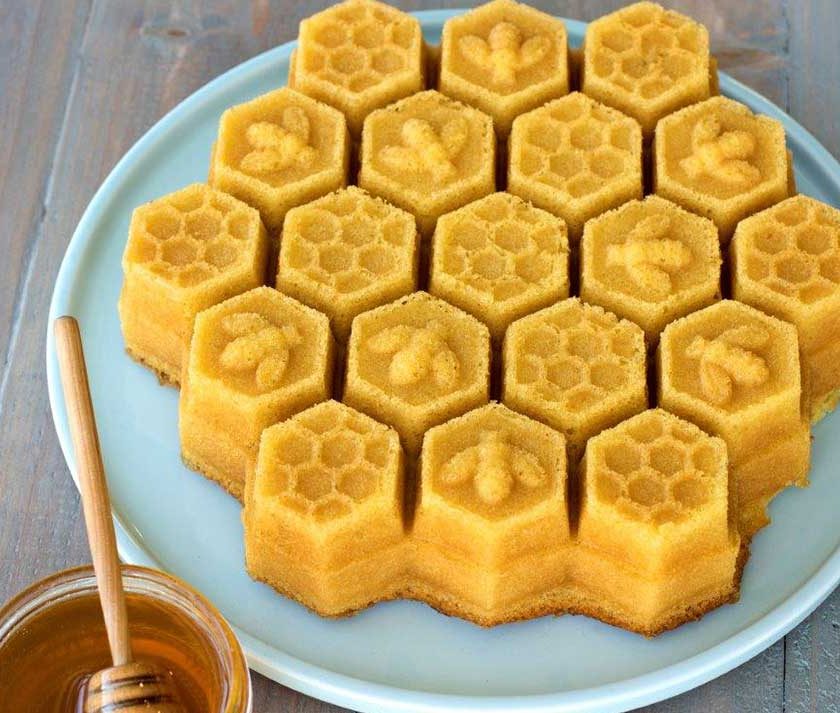 Honeycomb Lemon Cake