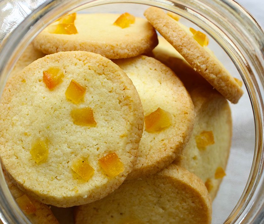 Quick-Mix Vanilla, Citrus & Almond Shortbread Cookies