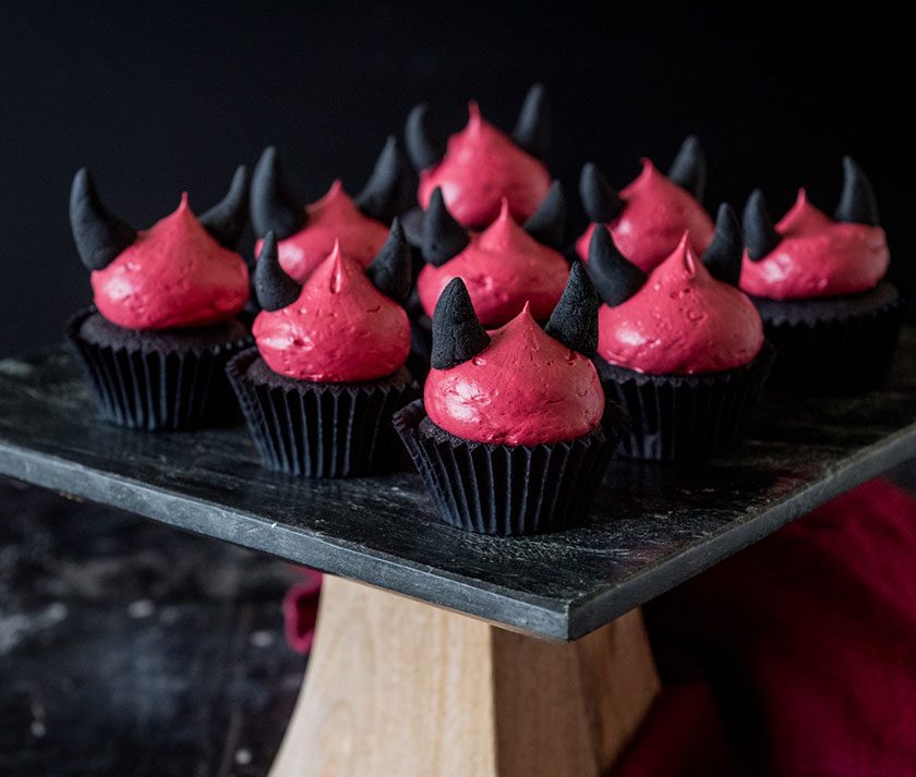 Devil Uni-horn Mini Cupcakes
