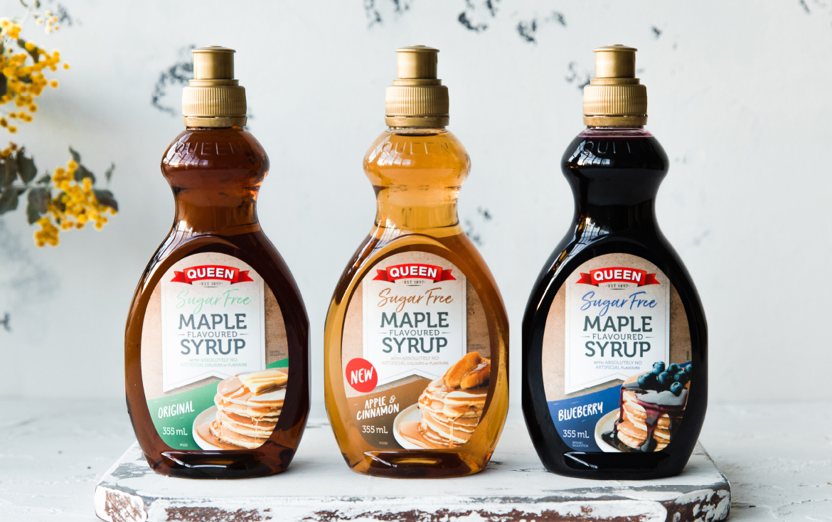 queen maple flavoured syrup