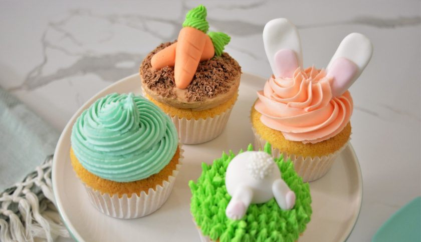 Easter Vanilla Cupcakes