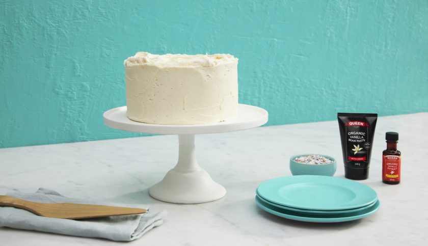 Vanilla Butter Cake with Buttercream