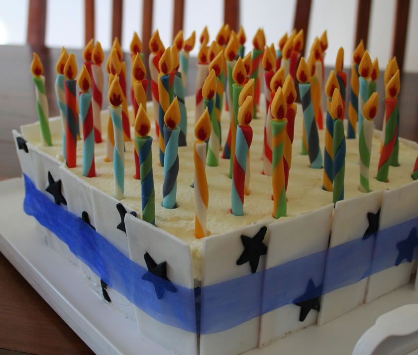 Tutorial: Fondant Birthday Candles