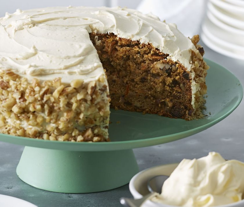 Walnut Carrot Cake with Cream Cheese Icing