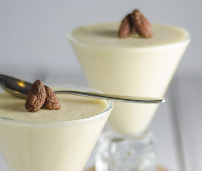 White Chocolate and Almond Mousse