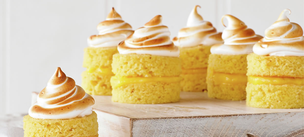 Little Lemon Meringue Cakes